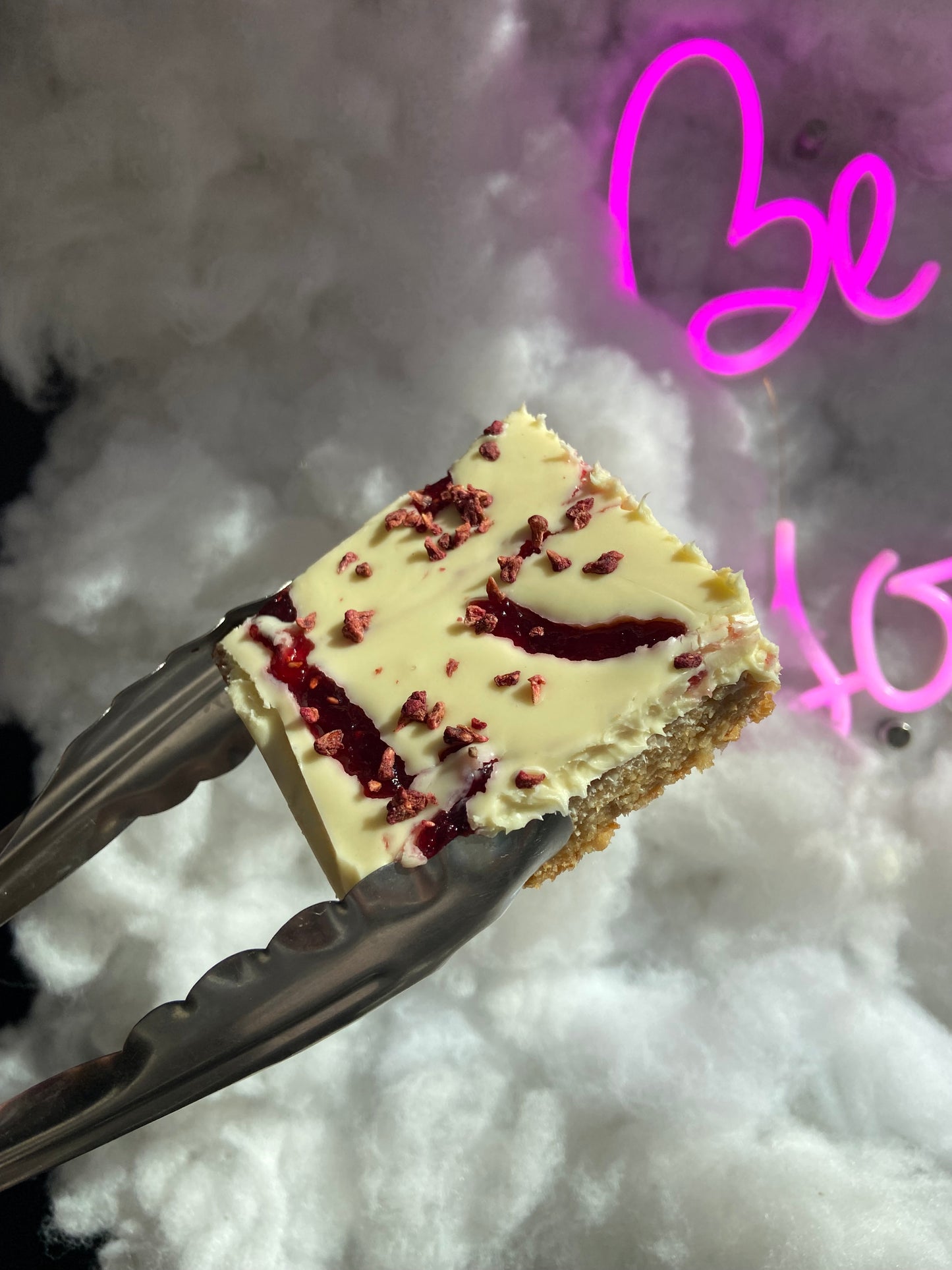 The Almond, Raspberry and Yoghurt Topped Flapjack (WHOLESALE)