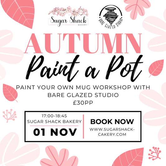 Bare Glazed Autumn Paint a Pot Party (01-11-24)