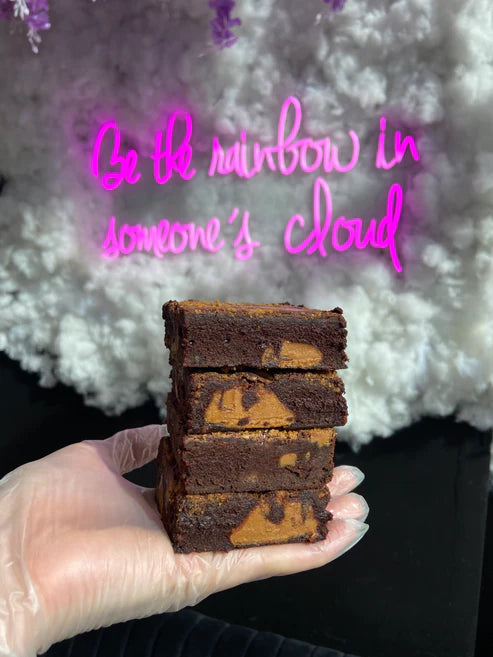 Biscoff Overload Brownie Slice