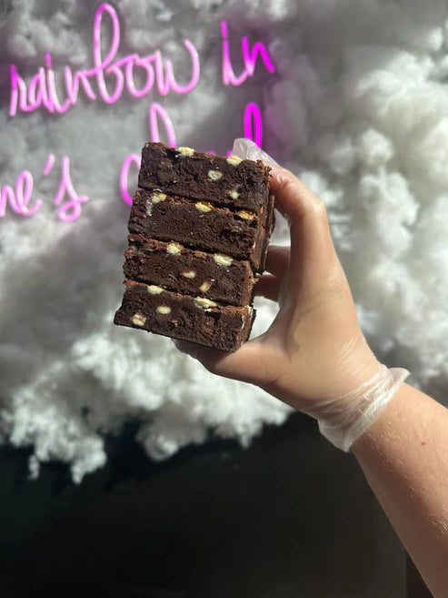 Triple Chocolate Brownie Slice