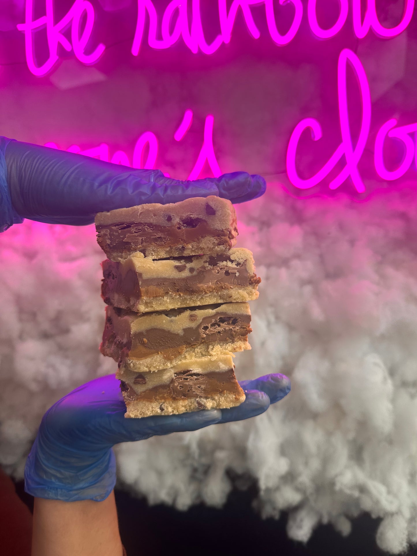 Biscoff & Galaxy Ripple Cookie Stack Slice