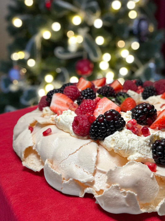 Berry and Bright Pavlova Wreath